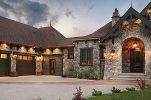 house with manufactured stone veneer
